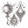 Spiritual Tattoo Art Logos AI Prompt for Unique Designs - Image 4