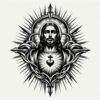 Traditional Chicano Black & Grey Tattoos 2 AI Prompt for Authentic Designs - Image 2