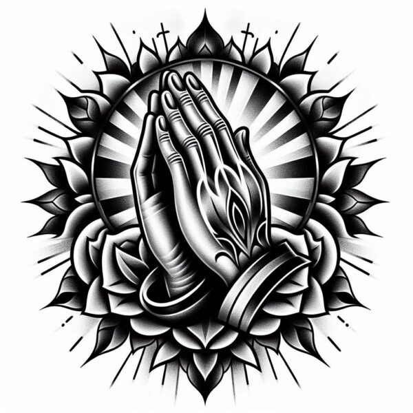 Traditional Chicano Black & Grey Tattoos 2 AI Prompt for Authentic Designs - Image 4