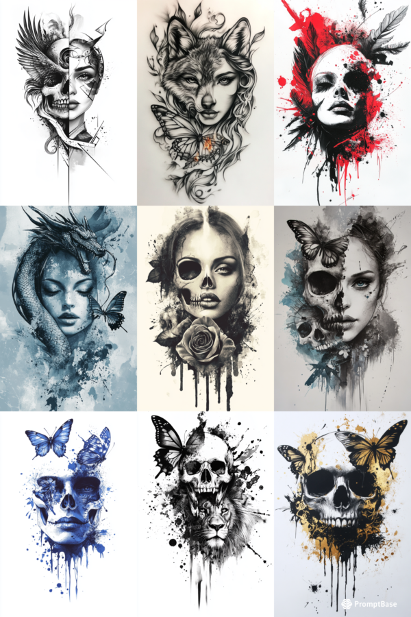 Tattoo Designs 18 AI Prompt for Unique Creations